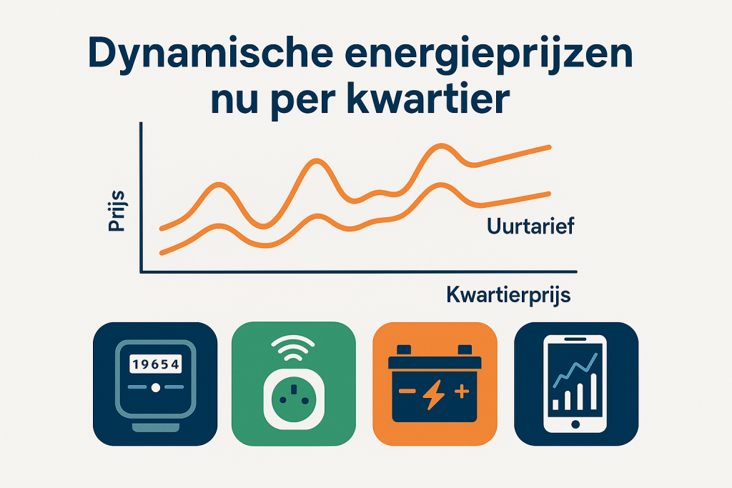 dynamische energieprijzen per kwartier